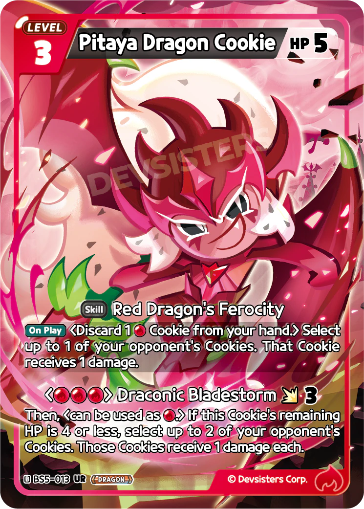 Image for Pitaya Dragon Cookie (BS5-013) [Operation Timeguard] - CookieRun: Braverse TCG