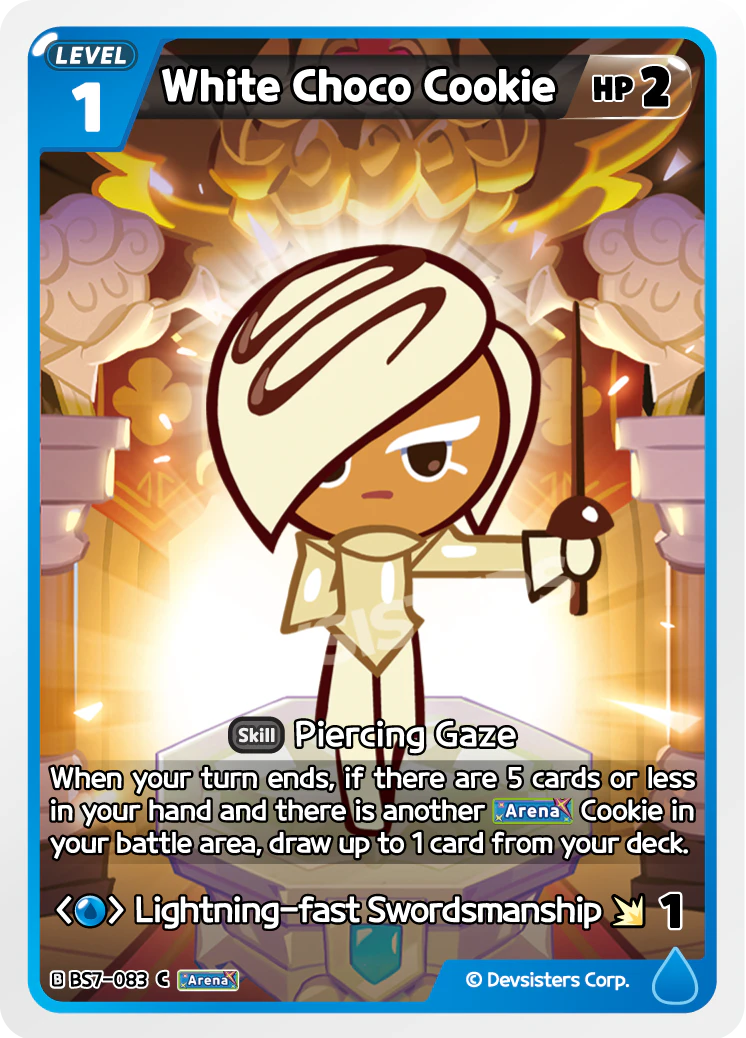 Image for White Choco Cookie (BS7-083) [Arena of Glory] - CookieRun: Braverse TCG