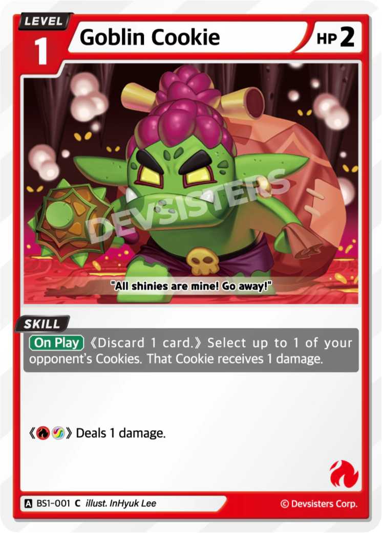 Image for Goblin Cookie (BS1-001) [BRAVE BEGINNING] - CookieRun: Braverse TCG