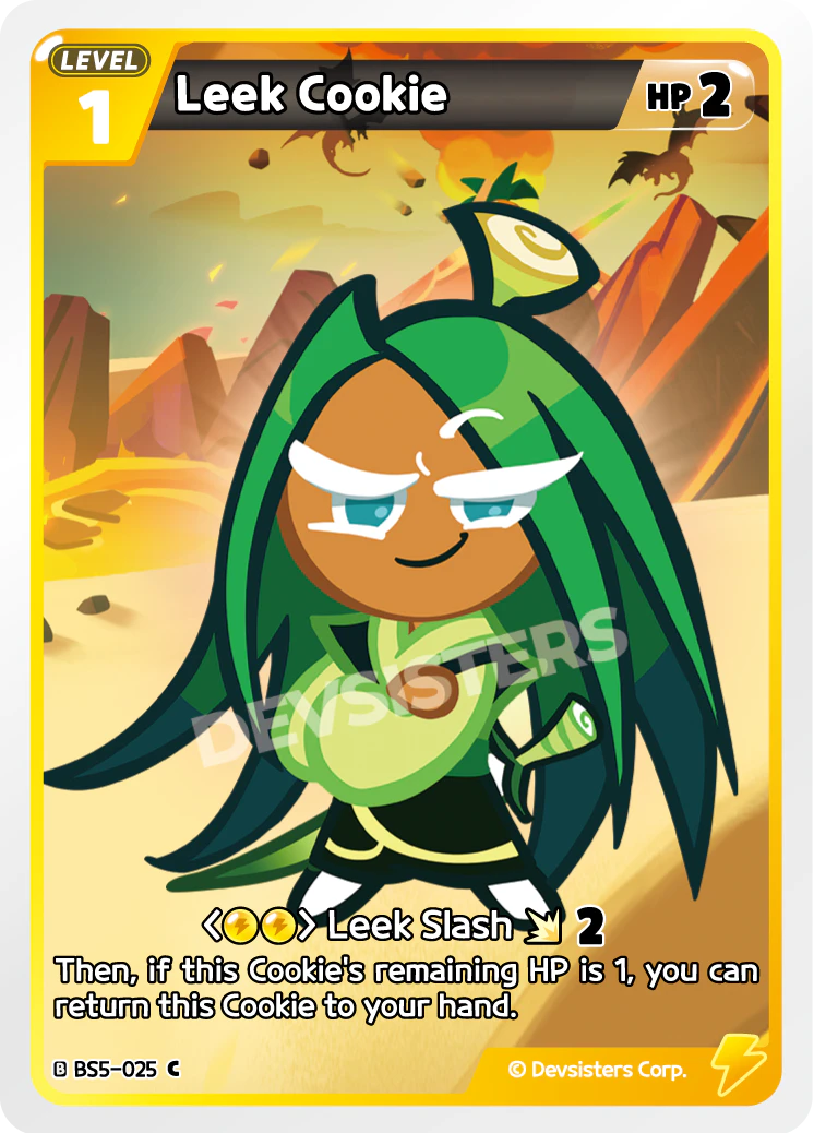 Image for Leek Cookie (BS5-025) [Operation Timeguard] - CookieRun: Braverse TCG