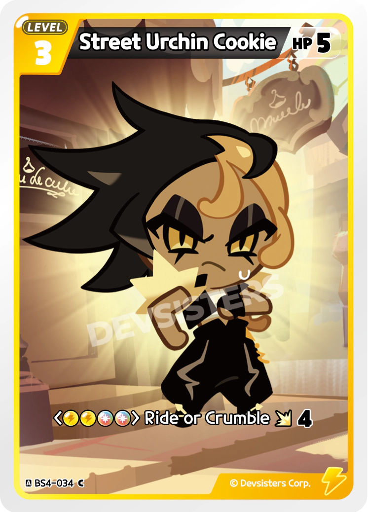 Image for Street Urchin Cookie (BS4-034) [Age of Heroes and Kingdoms] - CookieRun: Braverse TCG