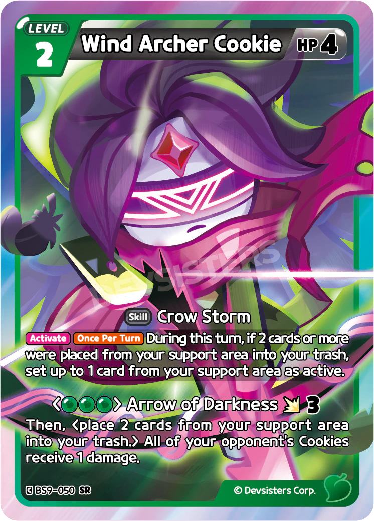 Image for Wind Archer Cookie (BS9-050) [A Game of Truth and Deceit] - CookieRun: Braverse TCG
