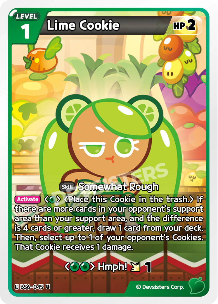 Image for Lime Cookie (BS6-045) [Operation Timeguard] - CookieRun: Braverse TCG