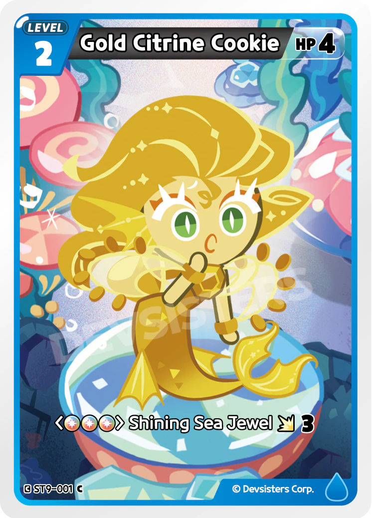 Image for Gold Citrine Cookie (ST9-001) [Seas of Fate] - CookieRun: Braverse TCG