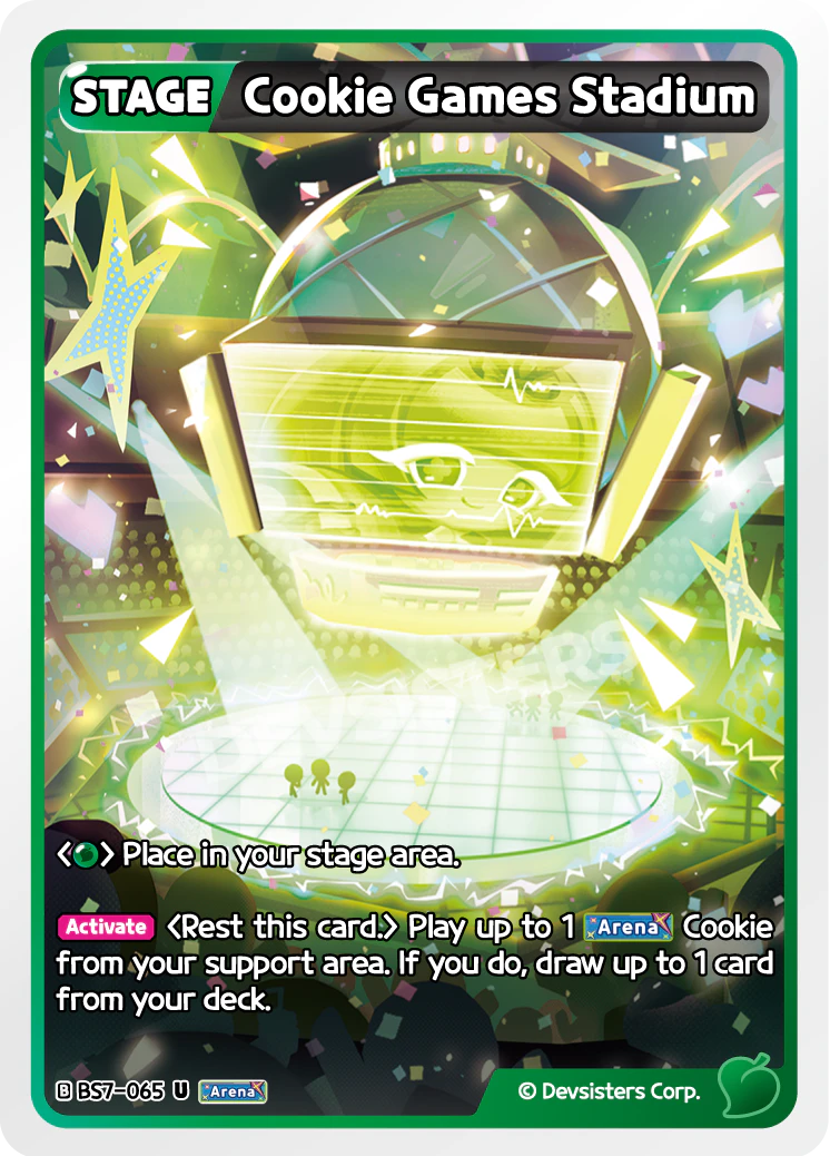 Image for Cookie Games Stadium (BS7-065) [Arena of Glory] - CookieRun: Braverse TCG