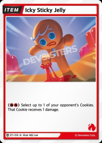 Icky Sticky Jelly (ST1-016) (U) [Starter Deck]