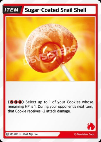 Sugar-Coated Snail Shell (ST1-018) (U) [Starter Deck]