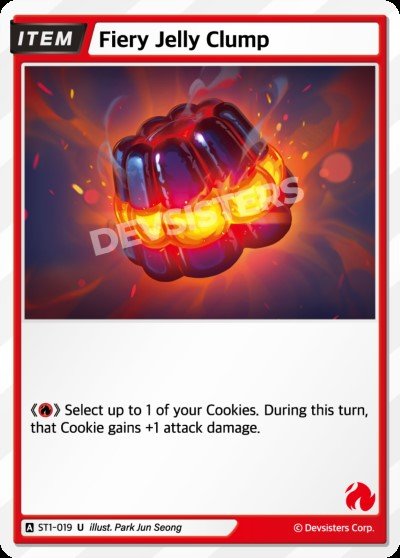 Fiery Jelly Clump (ST1-019) (U) [Starter Deck]