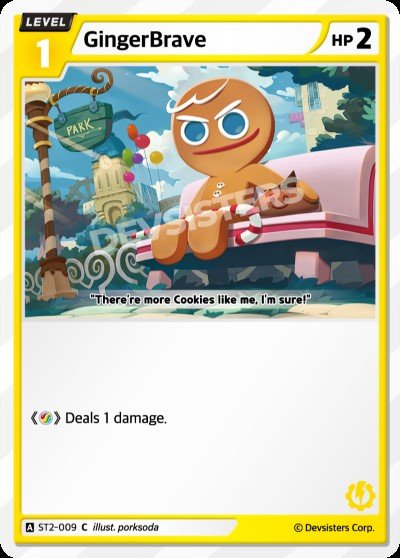 GingerBrave (ST2-009) (C) [Starter Deck]