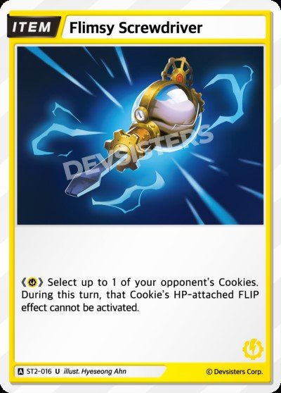 Flimsy Screwdriver (ST2-016) (U) [Starter Deck]
