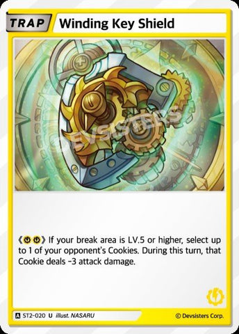 Winding Key Shield (ST2-020) (U) [Starter Deck]