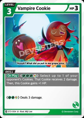 Vampire Cookie (ST3-004) (U) [Starter Deck]