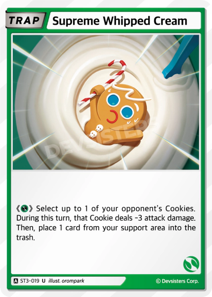 Supreme Whipped Cream (ST3-019) (U) [Starter Deck]
