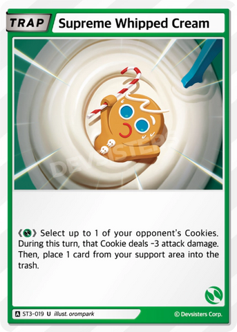 Supreme Whipped Cream (ST3-019) (U) [Starter Deck]