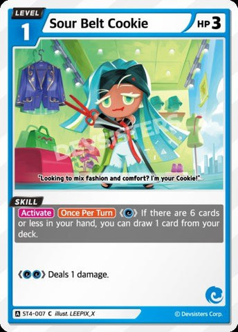 Sour Belt Cookie (ST4-007) (C) [Starter Deck]