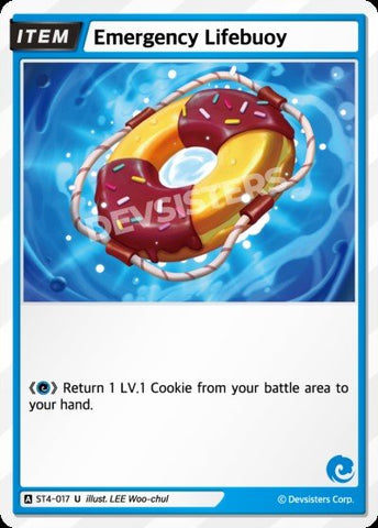 Emergency Lifebuoy (ST4-017) (U) [Starter Deck]