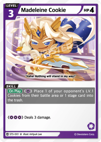 Madeleine Cookie (ST5-001) (U) [Starter Deck]