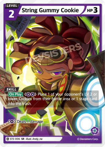 String Gummy Cookie (ST5-006) (SR) [Starter Deck]