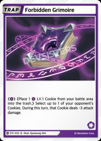 Forbidden Grimoire (ST5-020) (U) [Starter Deck]