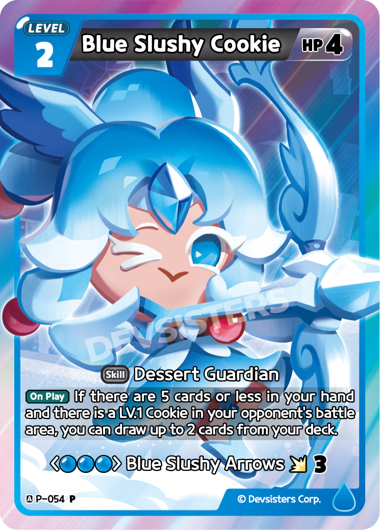 Image for Blue Slushy Cookie (P-054) [Promotion Card] - CookieRun: Braverse TCG