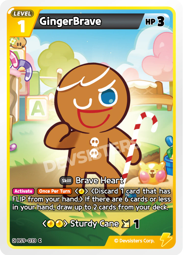 Image for GingerBrave (BS9-033) [A Game of Truth and Deceit] - CookieRun: Braverse TCG