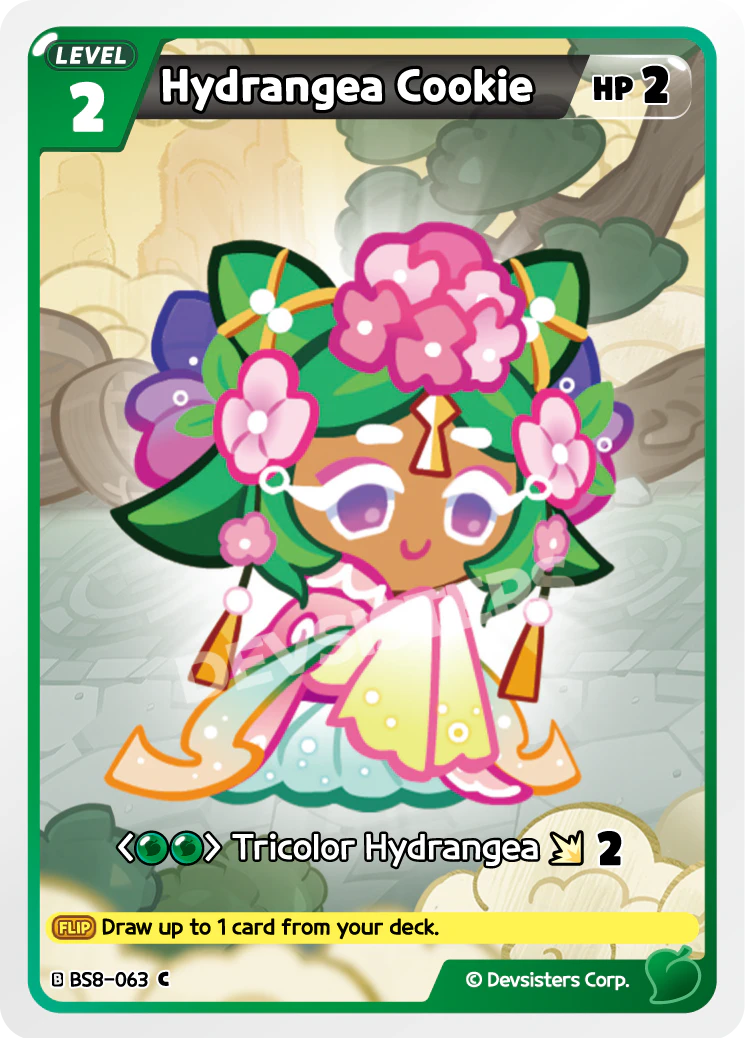 Image for Hydrangea Cookie (BS8-063) [Land of Fire & Ruin, Realm of Apathy] - CookieRun: Braverse TCG