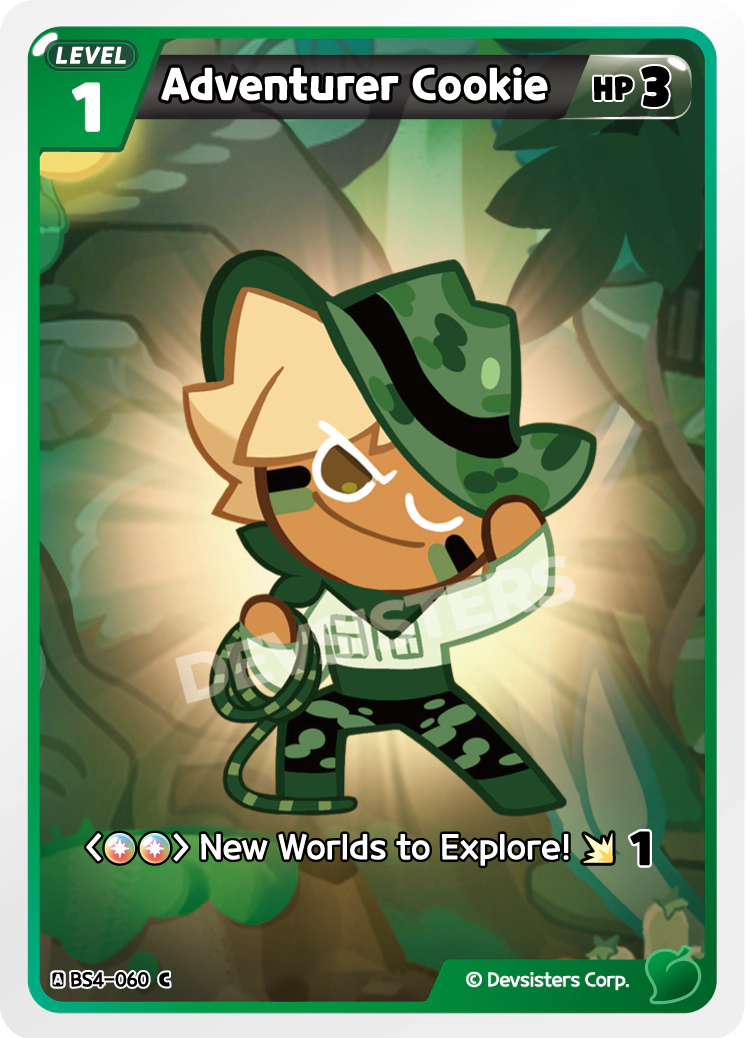 Image for Adventurer Cookie (BS4-060) [Age of Heroes and Kingdoms] - CookieRun: Braverse TCG