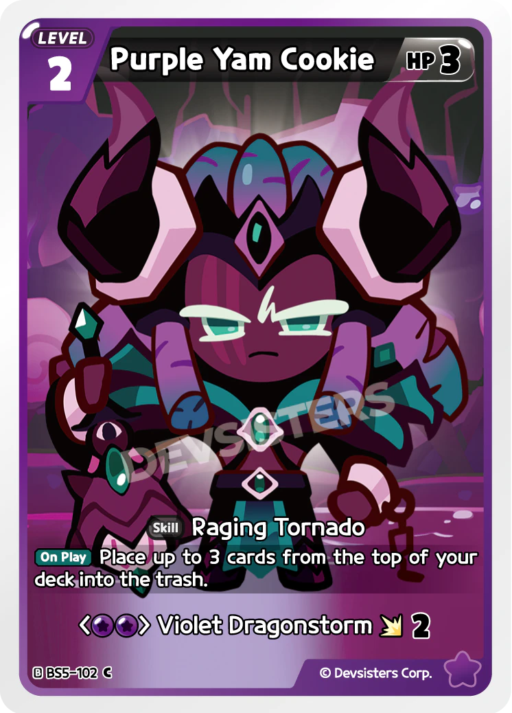 Image for Purple Yam Cookie (BS5-102) [Operation Timeguard] - CookieRun: Braverse TCG