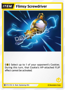 Image for Flimsy Screwdriver (ST2-016) [Starter Deck YELLOW] - CookieRun: Braverse TCG