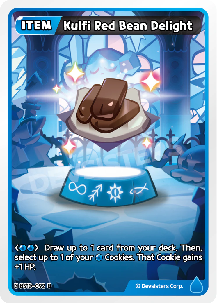 Image for Kulfi Red Bean Delight (BS10-092) [Paradise of Passion & Sloth / Catacombs of Silence] - CookieRun: Braverse TCG