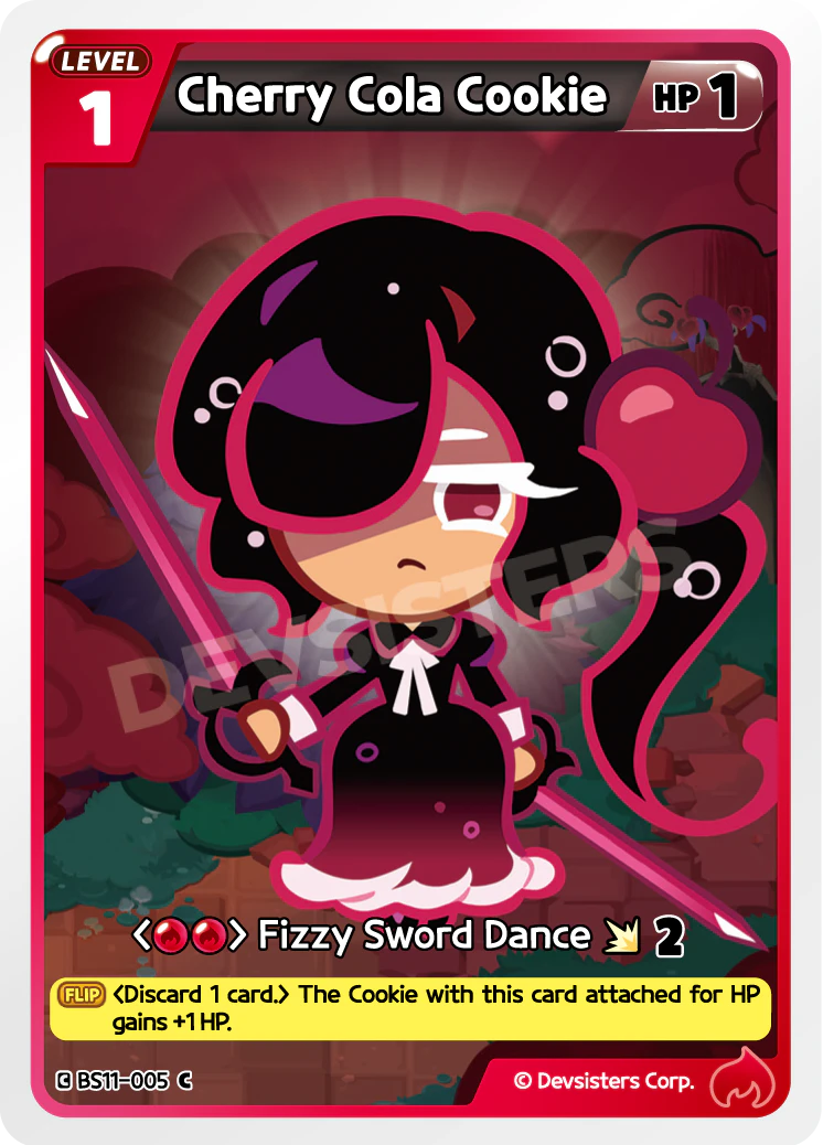 Image for Cherry Cola Cookie (BS11-005) [The Dark Enchantress War] - CookieRun: Braverse TCG