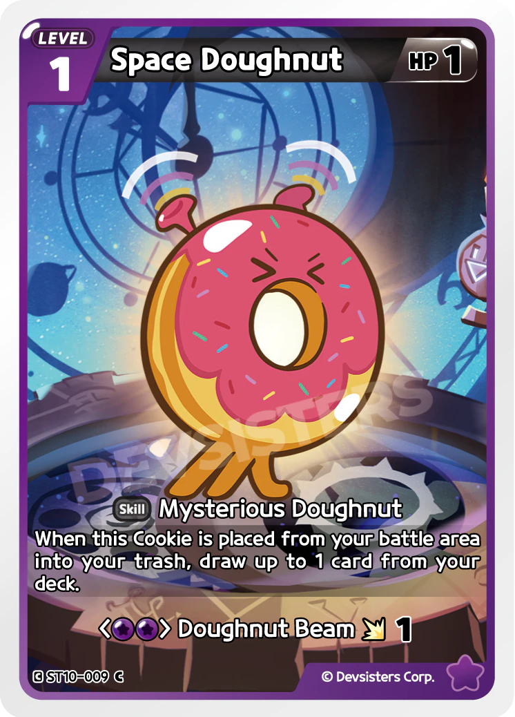 Image for Space Doughnut (ST10-009) [Glorious Moonlight] - CookieRun: Braverse TCG