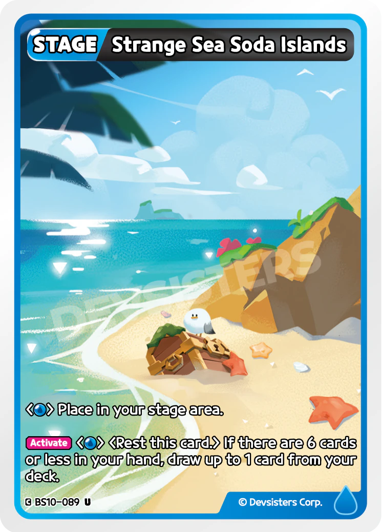 Image for Strange Sea Soda Islands (BS10-089) [Paradise of Passion & Sloth / Catacombs of Silence] - CookieRun: Braverse TCG