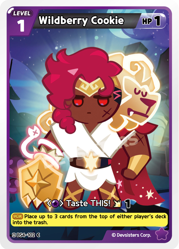 Image for Wildberry Cookie (BS4-102) [Age of Heroes and Kingdoms] - CookieRun: Braverse TCG