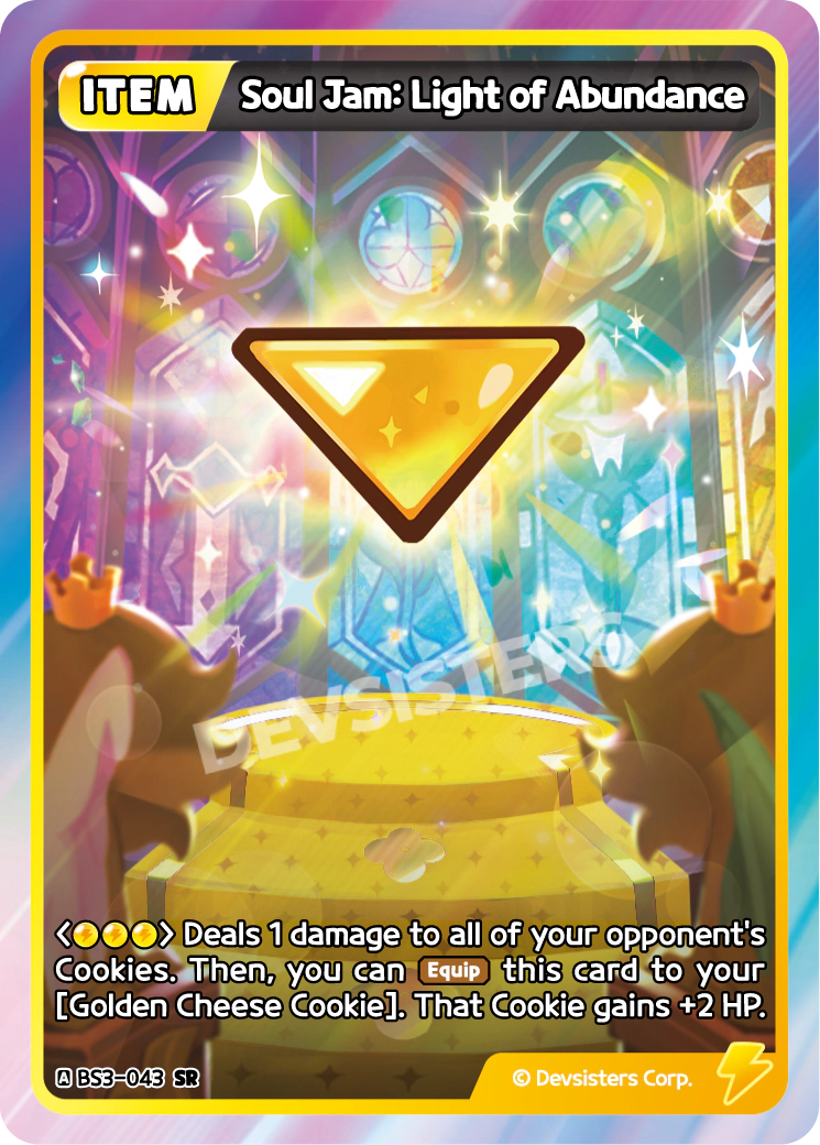 Image for Soul Jam: Light of Abundance (BS3-043) [Age of Heroes and Kingdoms] - CookieRun: Braverse TCG