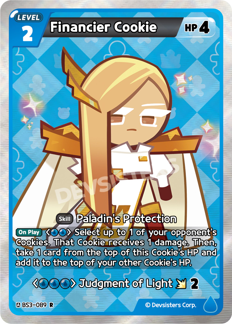 Image for Financier Cookie (BS3-089) [Age of Heroes and Kingdoms] - CookieRun: Braverse TCG