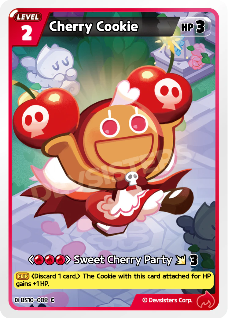 Image for Cherry Cookie (BS10-008) [Paradise of Passion & Sloth / Catacombs of Silence] - CookieRun: Braverse TCG