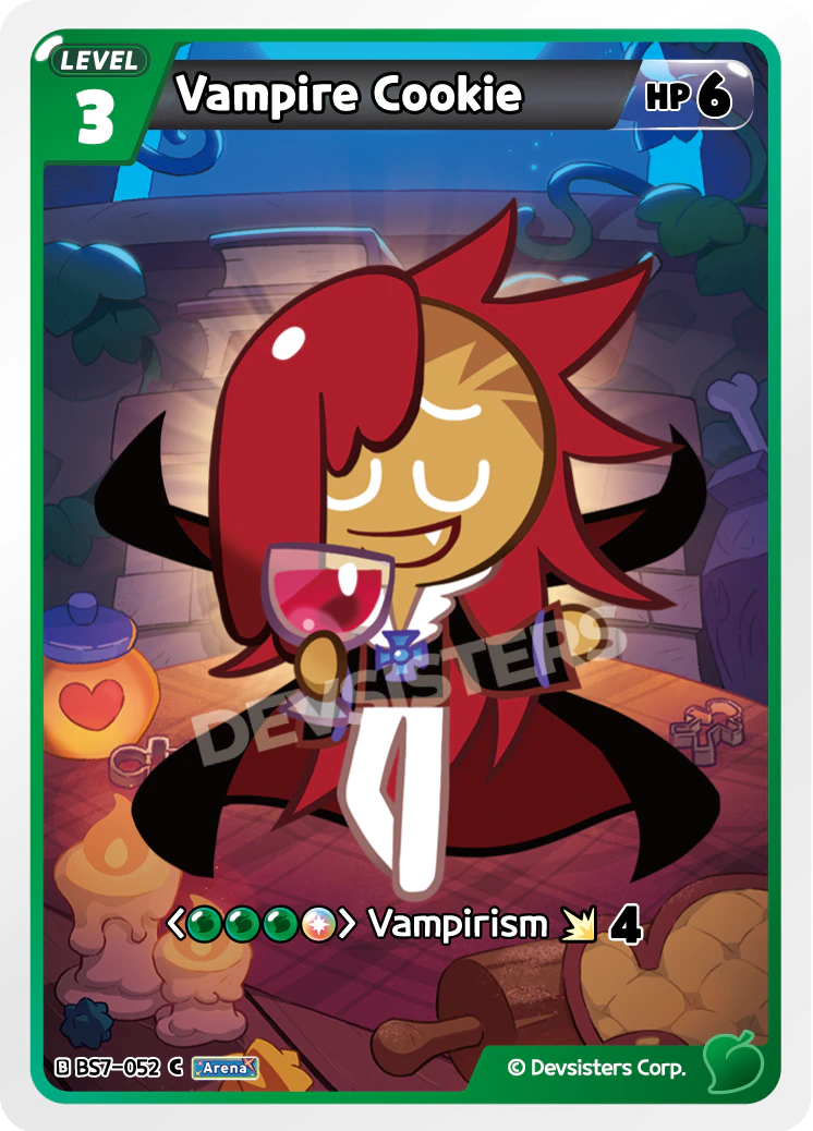 Image for Vampire Cookie (BS7-052) [Arena of Glory] - CookieRun: Braverse TCG