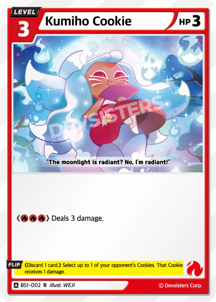 Image for Kumiho Cookie (BS1-002) [BRAVE BEGINNING] - CookieRun: Braverse TCG