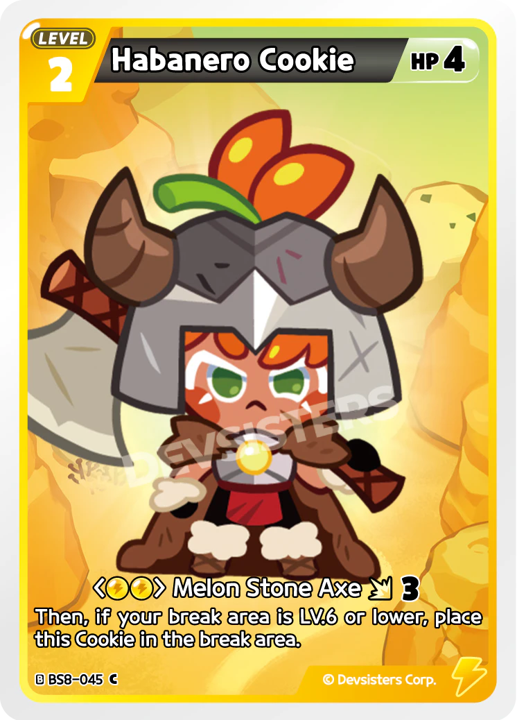 Image for Habanero Cookie (BS8-045) [Land of Fire & Ruin, Realm of Apathy] - CookieRun: Braverse TCG