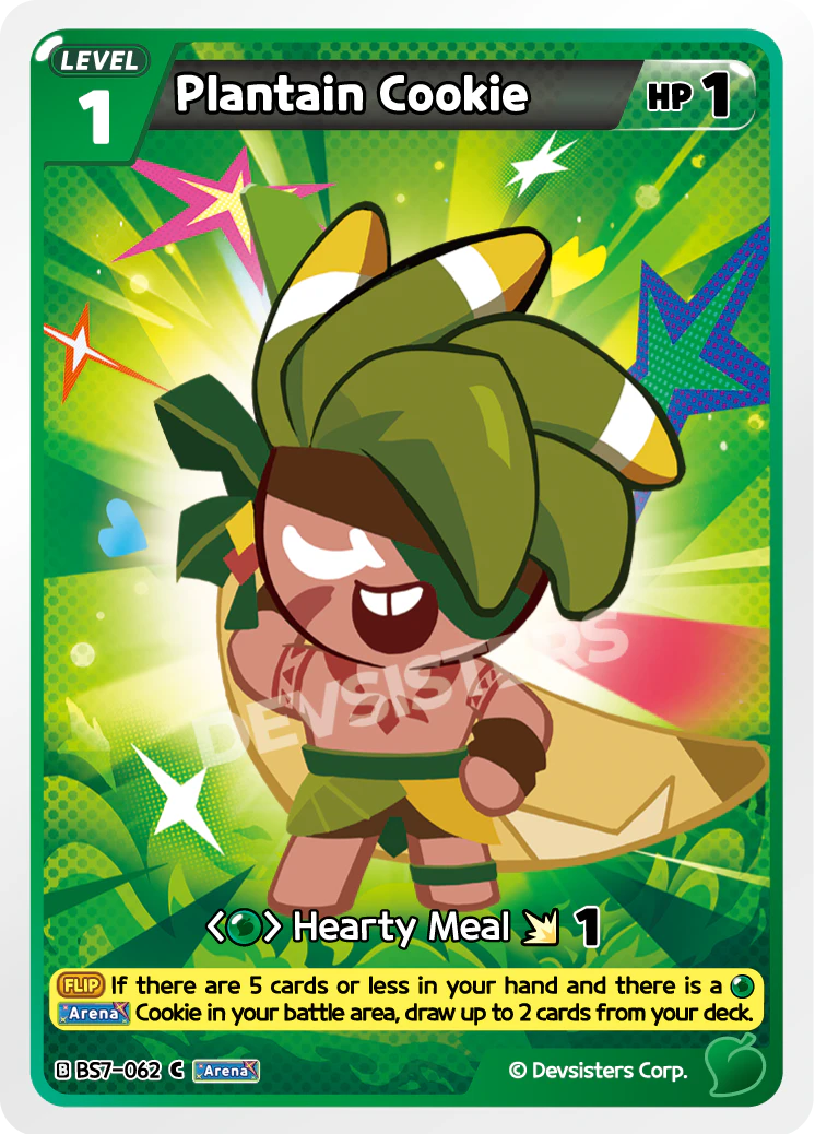 Image for Plantain Cookie (BS7-062) [Arena of Glory] - CookieRun: Braverse TCG