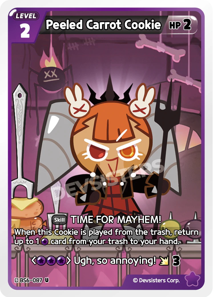 Image for Peeled Carrot Cookie (BS6-087) [Operation Timeguard] - CookieRun: Braverse TCG