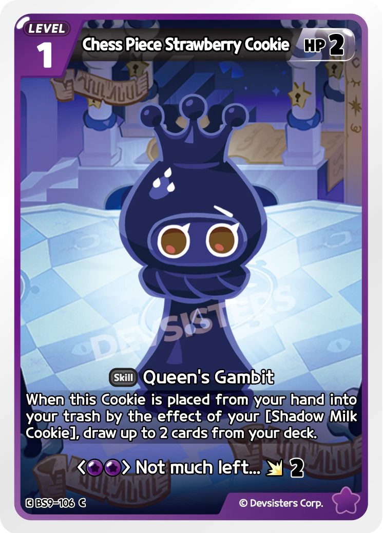 Image for Chess Piece Strawberry Cookie (BS9-106) [A Game of Truth and Deceit] - CookieRun: Braverse TCG