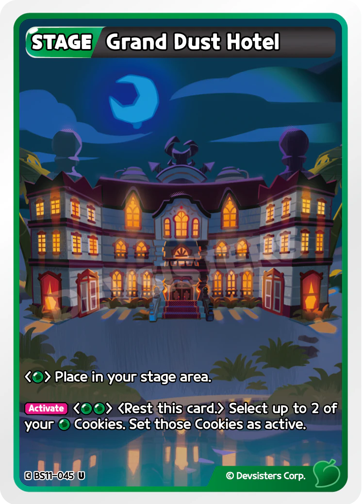 Image for Grand Dust Hotel (BS11-045) [The Dark Enchantress War] - CookieRun: Braverse TCG