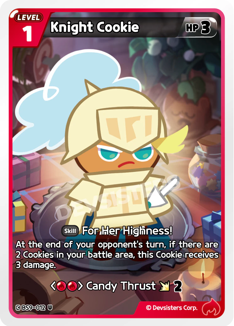 Image for Knight Cookie (BS9-012) [A Game of Truth and Deceit] - CookieRun: Braverse TCG