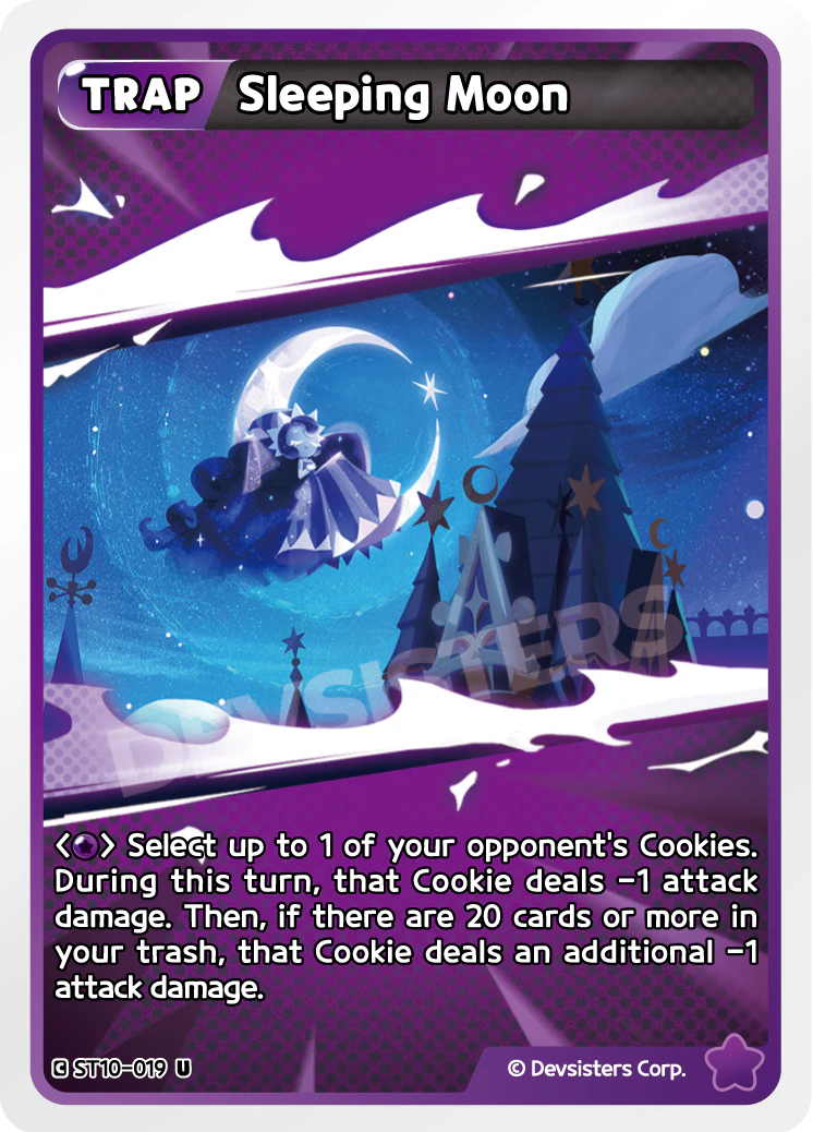 Image for Sleeping Moon (ST10-019) [Glorious Moonlight] - CookieRun: Braverse TCG