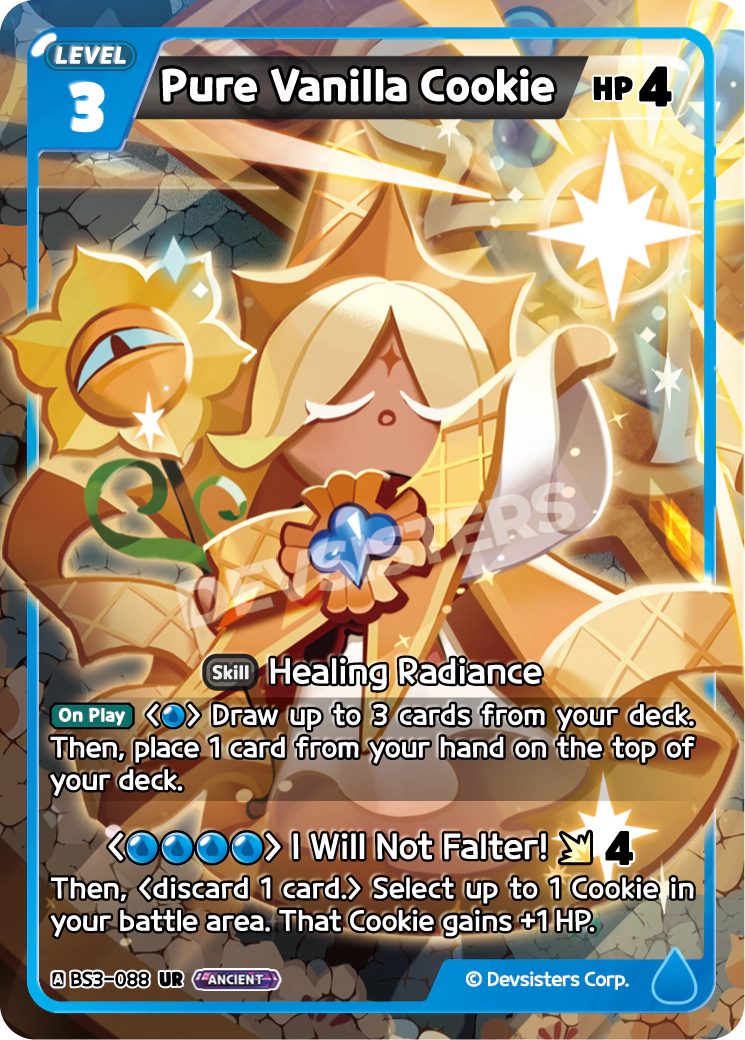 Image for Pure Vanilla Cookie (BS3-088) [Age of Heroes and Kingdoms] - CookieRun: Braverse TCG
