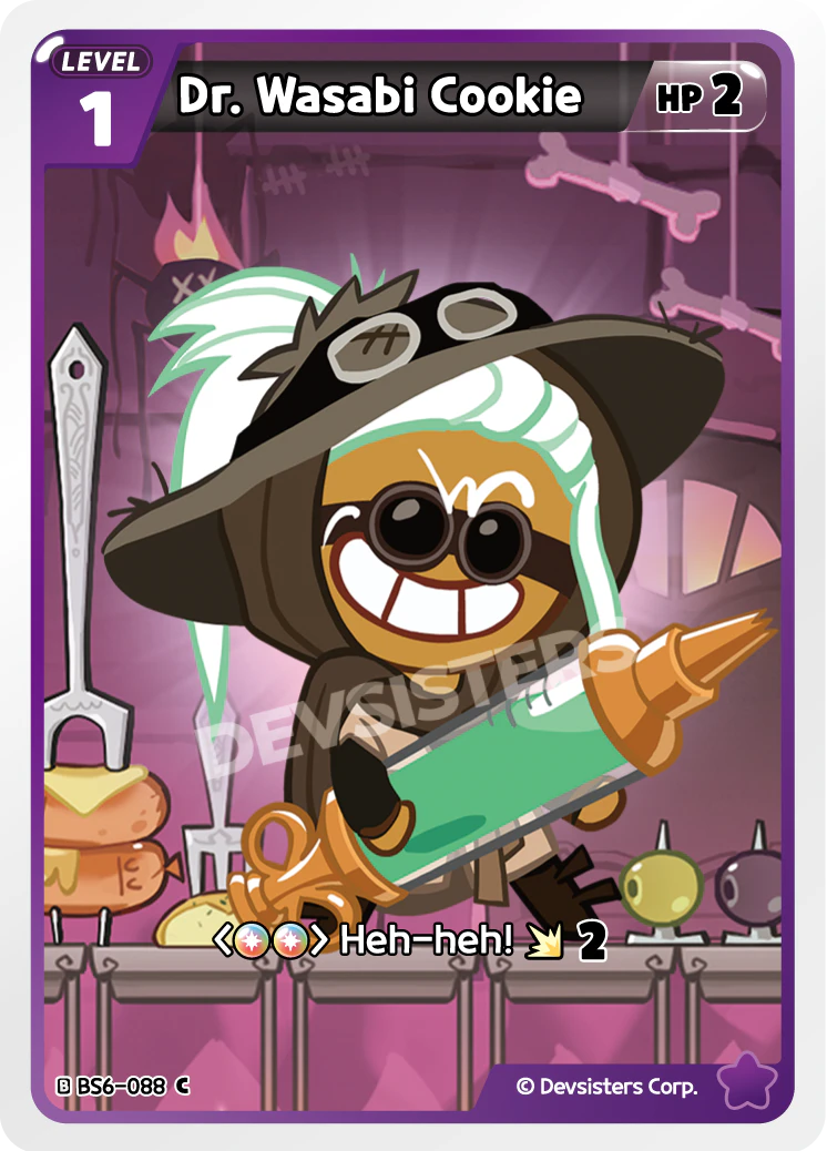 Image for Dr. Wasabi Cookie (BS6-088) [Operation Timeguard] - CookieRun: Braverse TCG