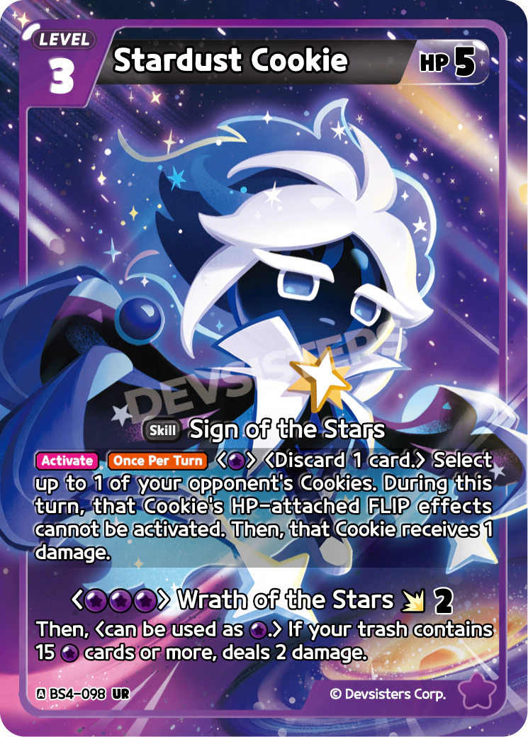 Image for Stardust Cookie (BS4-098) [Age of Heroes and Kingdoms] - CookieRun: Braverse TCG