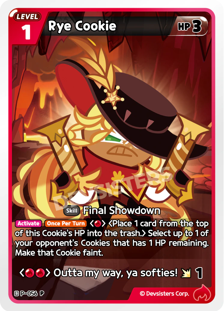 Image for Rye Cookie (P-056) [Promotion Card] - CookieRun: Braverse TCG